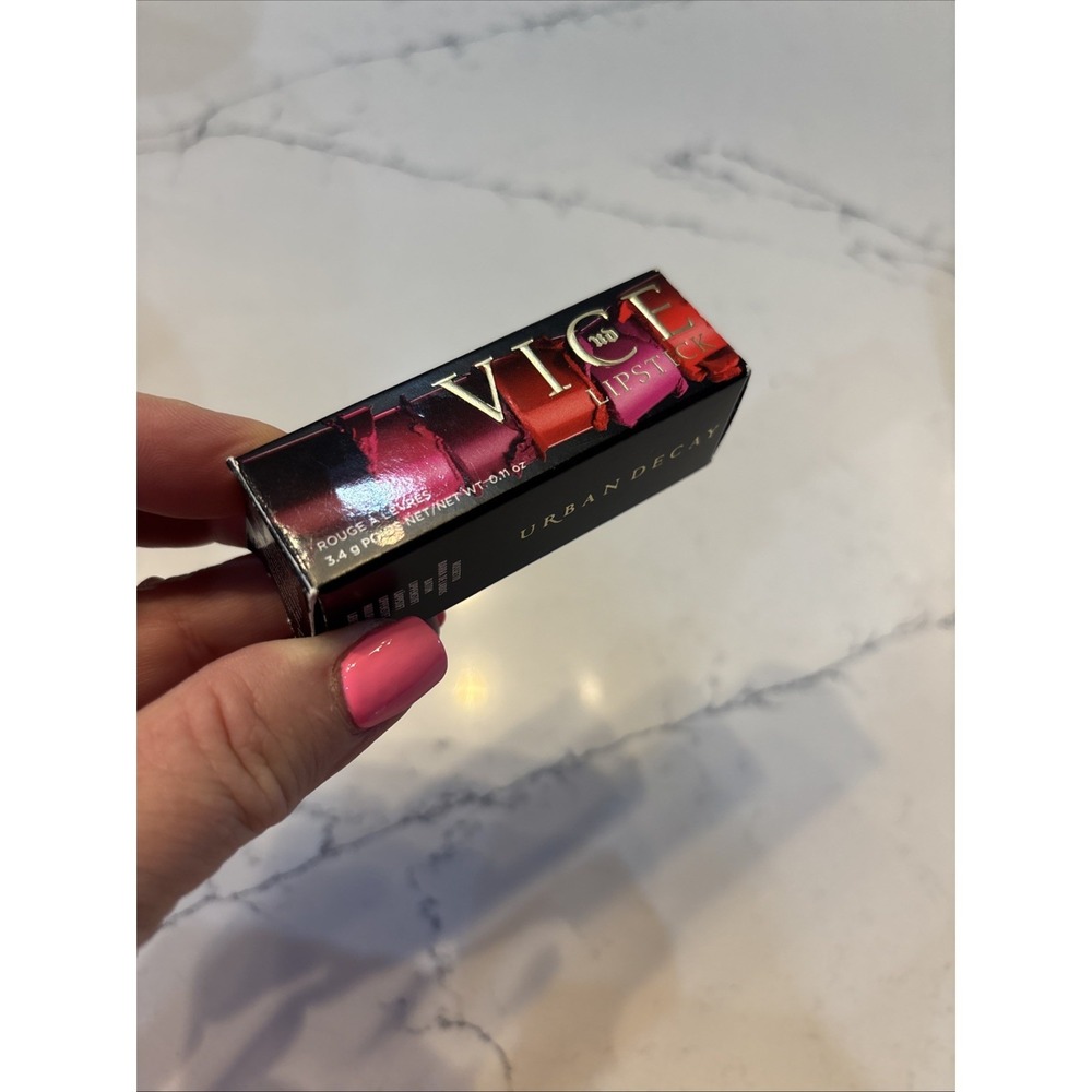 Urban Decay Vice High Impact Vegan Lipstick 3.4g 0.11 oz TEMPER - Picture 3 of 3